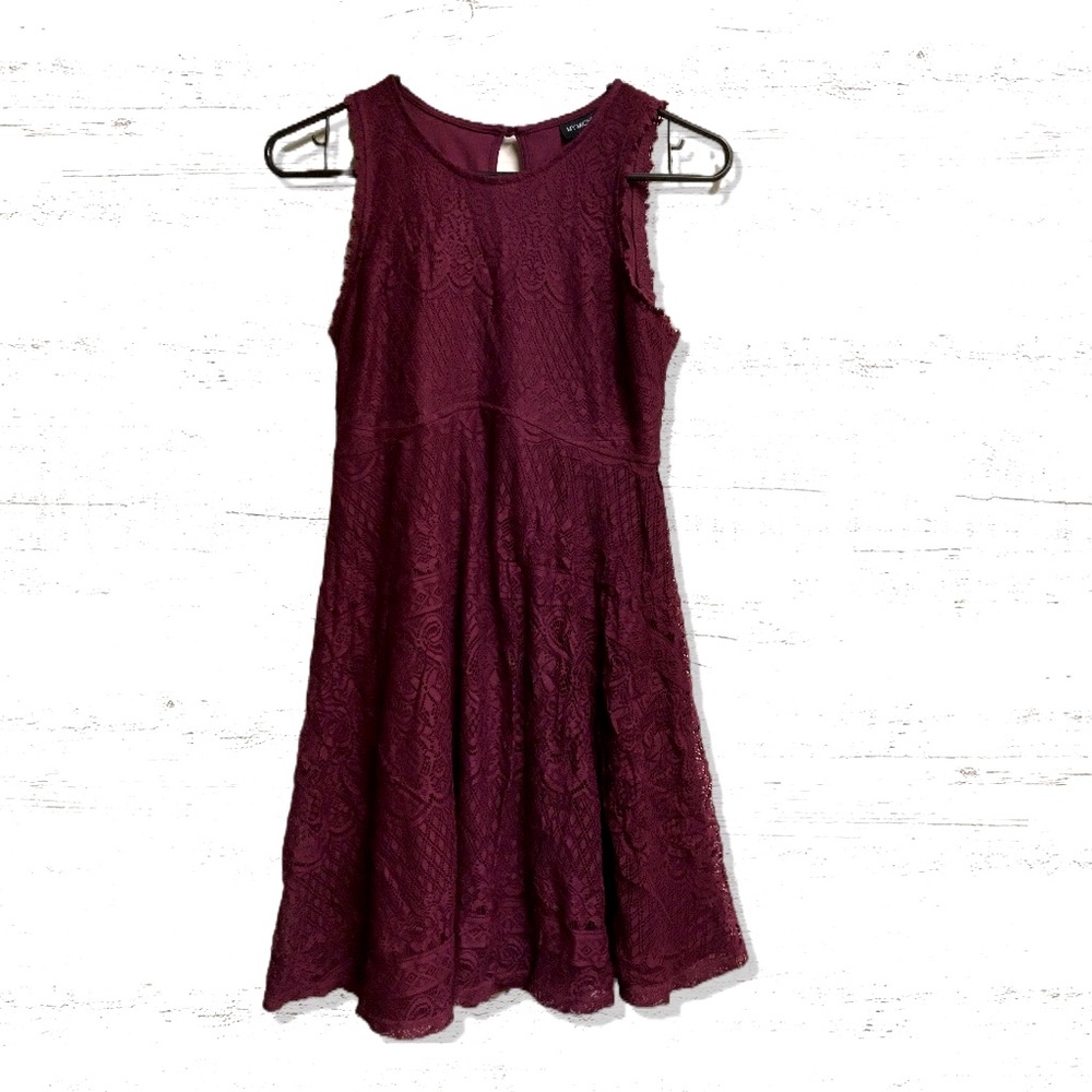 Burgundy my Michelle dress